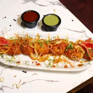 Achari Veg Momo - Full